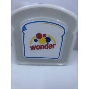 Wonder Bread Sandwich Keeper, Lunch Box, Snack, Plastic Container with Lid